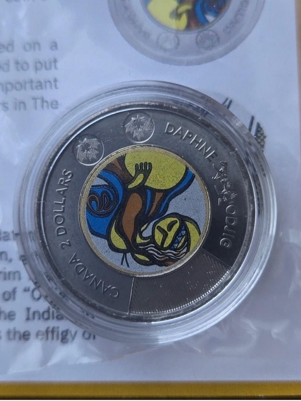Mint 2025 $2 Daphne Odjig Canadian Toonie Coin